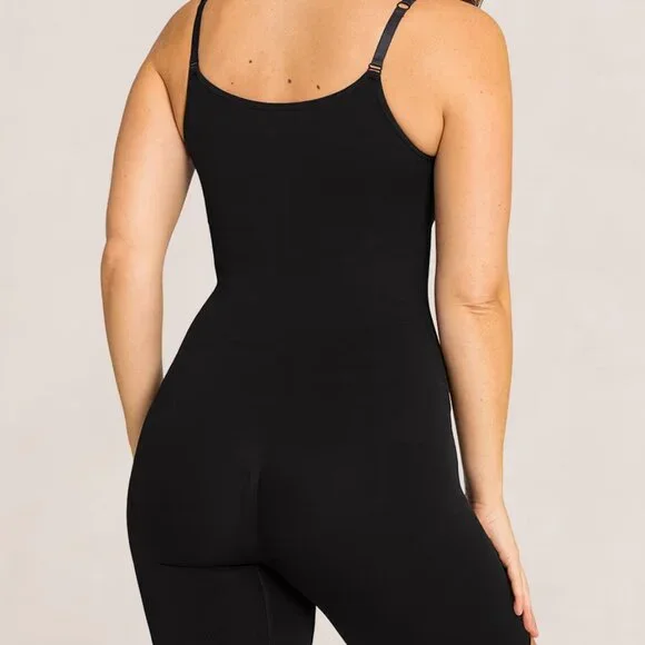NWT Shapermint Essentials All Day Every Day Scoop Neck Mid-Thigh Bodysuit - Picture 2 of 5